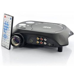 LED Multimedia Player Projector With DVD - Play Directly From USB Disk Sd Card 480X320 20 Lumens