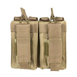 Nc Star Double Ar And Pistol Mag Pouch - Tan