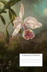 Flower Painting Journal - Vintage Orchid Artwork Composition Notebook Paperback