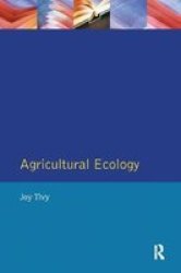 Agricultural Ecology Hardcover