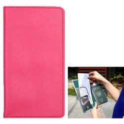 Multi-function Long Style Leather Passport Travel Wallet Certificates Ticket Case With Card Slots...