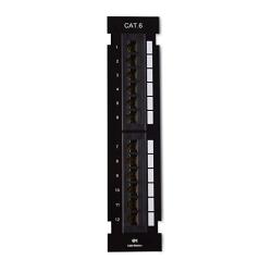Ul Listed Cable Matters 12-PORT Vertical MINI Patch Panel With 89D Bracket