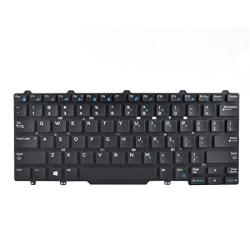 Eathtek Replacement Non-backlit Keyboard Without Frame And Pointer For Dell Latitude E5450 E7450 Series Black Us Layout