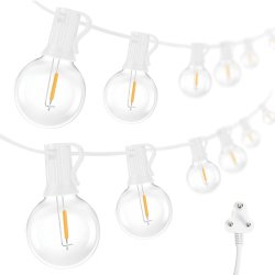 Warm White 16 LED Bulbs String Light - 5M Outdoor Garden