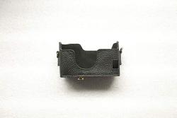 Handmade Genuine Real Leather Half Camera Case Bag Cover For Nikon 35TI 28TI Black