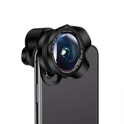 Phone Camera Lens Todi 4K HD 2 In 1 120 Wide Angle Lens 20X Macro Lens Clip-on Phone Lens Compatible Iphone Samsung Most Andriod Phones No Distortion