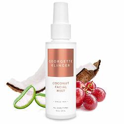 Georgette Klinger Coconut Facial Mist - Moisturizing & Soothing Treatment With Aloe Vera And Green Tea - Hydrating Face Spray For All Skin Types