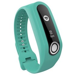 Sport Watch Strap Rtyou Durable Replacement Silicone Band Strap For Tomtom Touch Cardio Activity Tracker Green