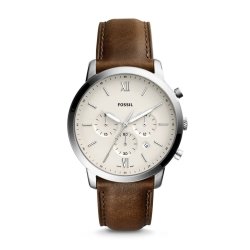 Fossil Neutra Chronograph Brown Leather Men's Watch FS5380