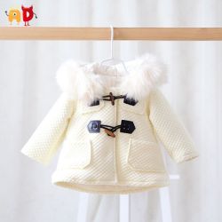 Ad Thermal Preppy Baby Girls Coats - Beige 10-12 Months
