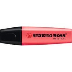 Stabilo Boss Highlighter - Red