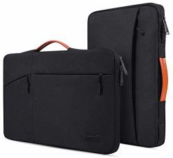 Casebuy Waterpoof Laptop Briefcase Bag For Dell Latitude 14 Acer Chromebook 14 Hp Pavilion X360 14 CHROMEBOOK 14 Lenovo Yoga C930 920 Dell Xps 15 14 Inch Protective Notebook Carrying Bag Black