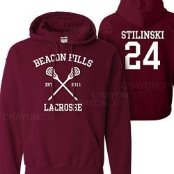Mars Ny Women's Men's Teen Wolf Beacon Hills Lacrosse Stilinski 24 Hoodie X Large
