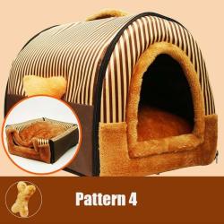 Warm Pet Bed House - Pattern 4 37X30X30CM