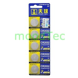 5 X Lithium Cr2032 Coin Cell 3v Batteries