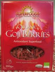 Superfoods Organic Goji Berries Antioxidant Superfood 200g
