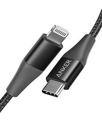 Anker USB C To Lightning Cable 3 Ft Apple Mfi Certified Powerline+ II Nylon Braided Cable For Iphone X xs xr xs Max 8 PLUS Supports Power For