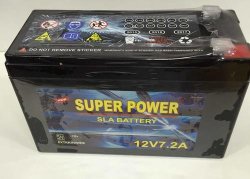 12v 7.2a Super Power Solar Battery