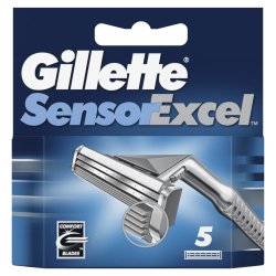 Gillette Sensor Excel Replacement Cartridges 5 Pack