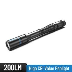 Wuben E19 Black 200 Lumens Hight Cri Penlight