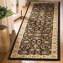 Safavieh Lyndhurst Collection LNH219A Traditional Oriental Black And Ivory Runner 2'3" X 6'