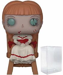 The Conjuring: Annabelle - Annabelle In Chair Funko Pop Vinyl Figure Bundled With Compatible Pop Box Protector Case