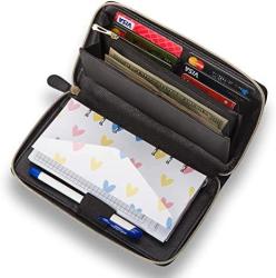 Cash Envelope Wallet All in One Budget System with 12x Tabbed Cash Envelopes , 12x Monthly Budget Cards ,1x Yearly Budget Planner Sheet Complete Money