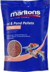 Marltons Koi And Pond Pellets For Pond Fish - Small: 2MM 1KG
