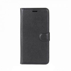 Tuff-Luv K2_44 Essentials Range Horizontal Flip Leather Case With Wallet & Holder For Huawei P20 Pro - Black