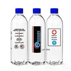 Resway Distilled Water  Travel Bottles for Resmed, Respironics