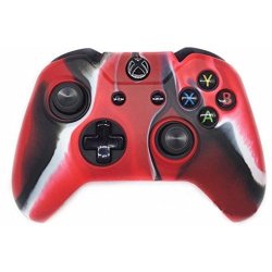 Big Promotion Creazy Soft Camouflage Silicone Case Cover For Xbox One Wireless Controller Red