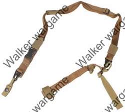 Flyye Tactical Three Point Sling 3-point Rifle Sling Top Quality - Coyote Tan