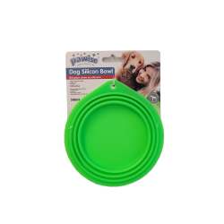 Pawise Collapsible Silicon Travel Feeding Dish - 500ML