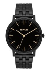 Nixon Porter Men's Watch - All Black Gold