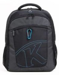 Kingston Kingsons Backpack With Key Chain For Notebooks Up To 15.4 Black