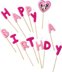 Minnie Happy Helpers Happy Birthday Toothpick Candles