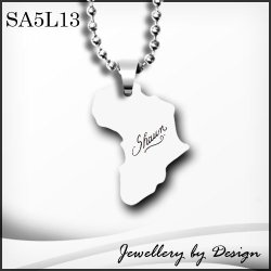 Out Of Africa Necklace With Name Engraved