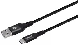 Philips Premium Braided Usb-a To Usb-c Cable