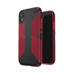 Speck Presidio Grip Case For Apple Iphone Xr - Black red