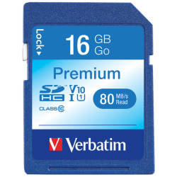 Verbatim 16GB Sdhc Class 10 Sd Card 43962