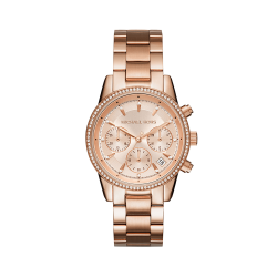Ladies Ritz Rose Tone Bracelet Watch