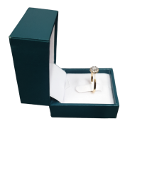 Fancy Flower 9CT Diamond Engagement Ring