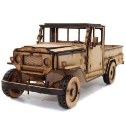 - 3D Wooden Model Vehicles Toyota Land Cruiser