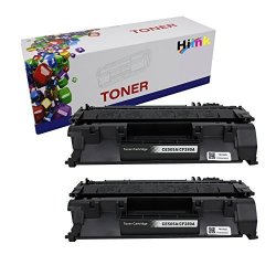 Hi Ink 2 Pack New Compatible 05A CE505A Black Toner Cartridge For Hp Laserjet P2035 P2055