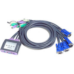 Aten 4-PORT PS 2 Vga audio Cable Kvm Switch CS64A