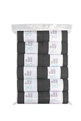 Oh Baby Bags Bulk Economy Pack Refill - Recycled Disposable Bags For Dirty Diapers Or Pet Cleanup - 12 Rolls 144 Bags Total - Black Unscented