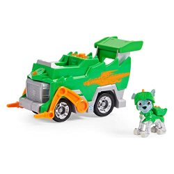Spin Master 6063588 Paw Patrol Rescue Knights Rocky Transforming Toy Car With Collectible Action Figure