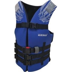 ZERO Ski Vest - Neoprene - 4 Buckle - Black