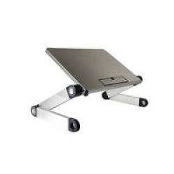 Uncaged Ergonomics Workez Light Height Adjustable Laptop Stand - Silver