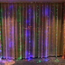 3M By 2M Indoor Curtain Light Multicolor